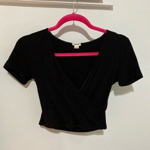 garage black wrap tee